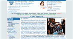 Desktop Screenshot of generalmedicaldevices.com