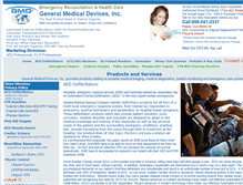 Tablet Screenshot of generalmedicaldevices.com